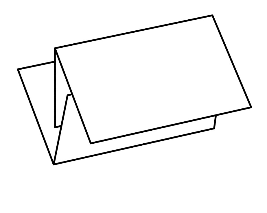 Natur, 24,5x23cm, V-Falz, 1-lagig,naturweiß