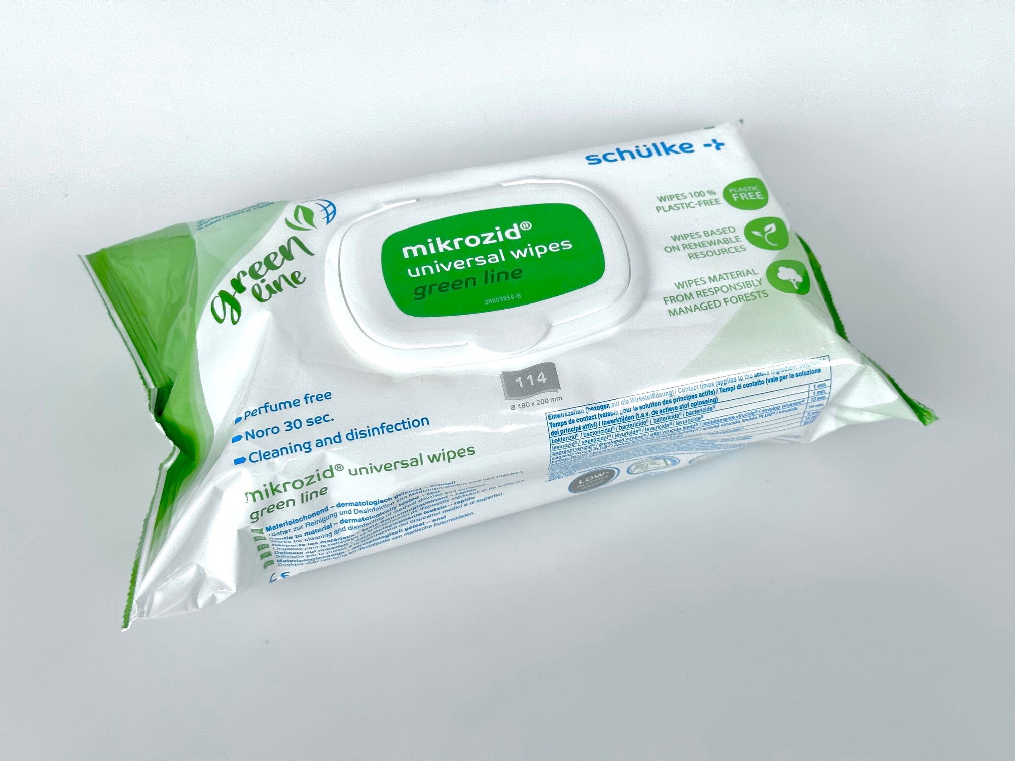 Mikrozid Universal Wipes green line Flowpack Mikrozid Universal Wipes green line Flowpack