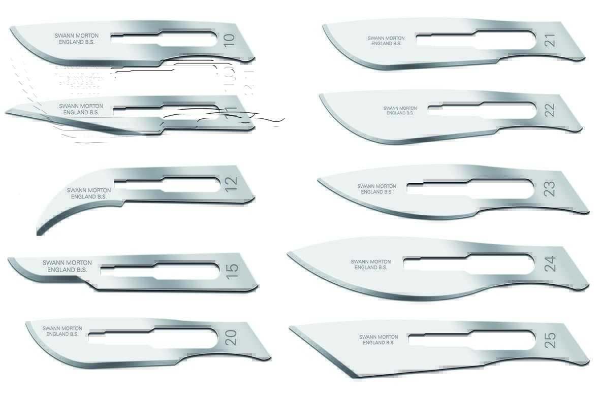 Skalpellklingen Swann Morton Skalpellklingen Swann Morton