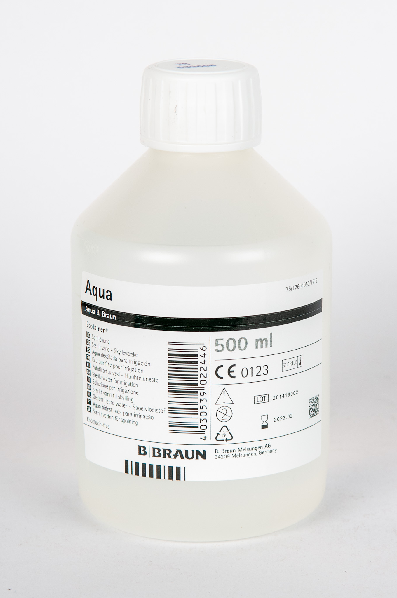 Aqua ad iniectabilia Aqua ad iniectabilia