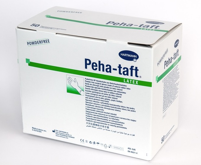 Peha-taft Latex OP-Handschuhe