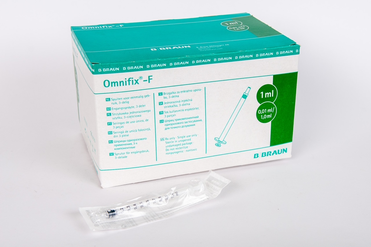 Braun 1 ml Spritzen Braun 1 ml Spritzen